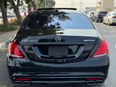 2015 MERCEDES BENZ S 63 AMG V8 AUCTION GRADE 4/B Black