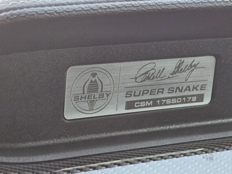 2017 Ford Mustang Shelby V8 Super Snake