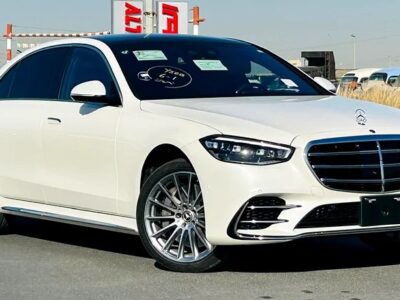 2021 Mercedes-Benz S-Class S 500 4Matic Neat & Clean Car White Black