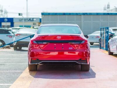2024 Toyota Camry S Plus Hybrid 2.0 4 Cylinder Engine FWD Red