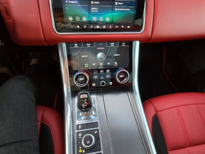 2021 Land Rover Range Rover Sport 3.0-liter engine 6 Cylinder Black Red