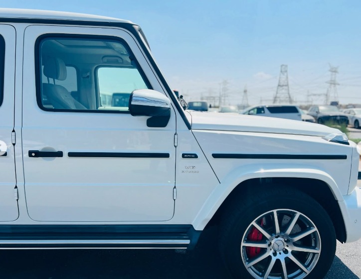 2021 MERCEDES BENZ G 63 White-Beige FULL OPTION