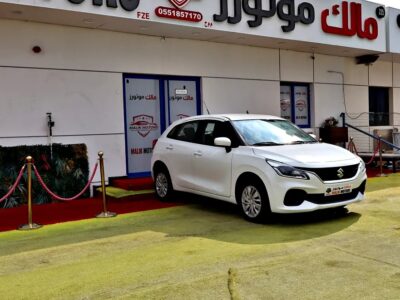 2024 Suzuki Baleno GLX 4 Cylinder Engine GCC Specs White Black