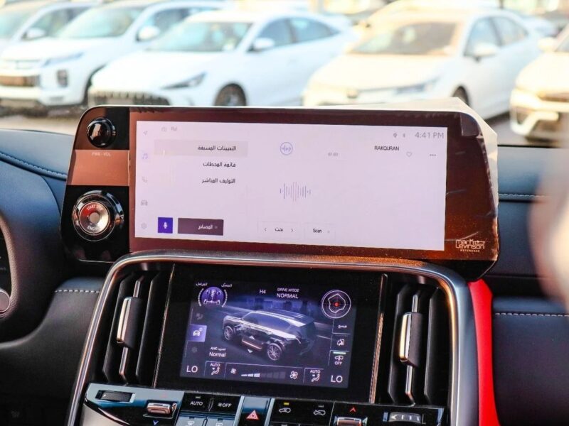 Lexus LX 600 F-Sport 3.5L 2025 Lexus LX 600 F-Sport Silver Red GCC Specs