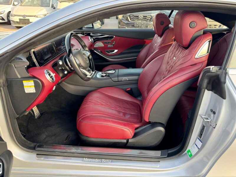 MERCEDES S 550 4.7L twin-turbo V8 Engine SILVER RED 2015