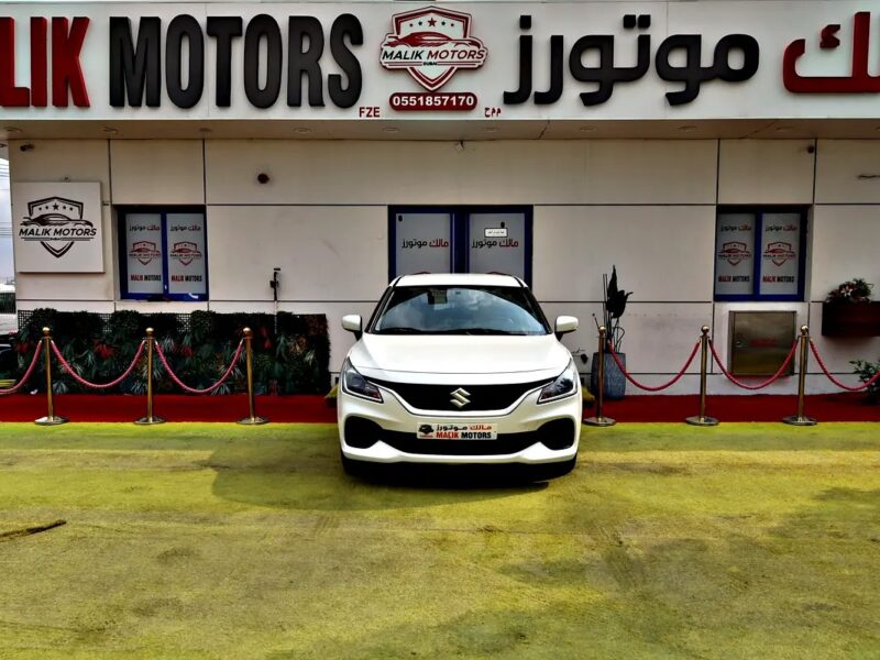 2024 Suzuki Baleno GLX 4 Cylinder Engine GCC Specs White Black