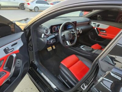 2024 Mercedes-Benz CLA 200 AMG 1.3-liter turbocharged 4 Cylinder Black Red