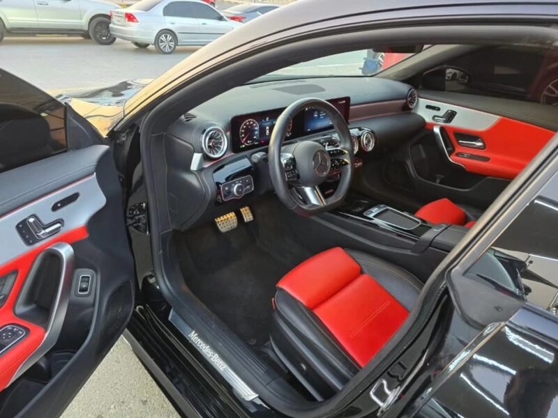 2024 Mercedes-Benz CLA 200 AMG 1.3-liter turbocharged 4 Cylinder Black Red