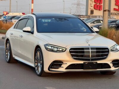 2022 MERCEDES BENZ S580 AMG V8 AUCTION GRADE 4.5/B White Black
