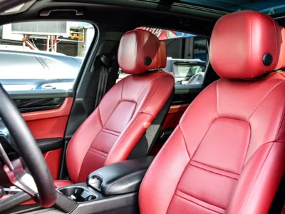 2019 Porsche Cayenne Coupe 6 Cylinders Engine Black Red SUV