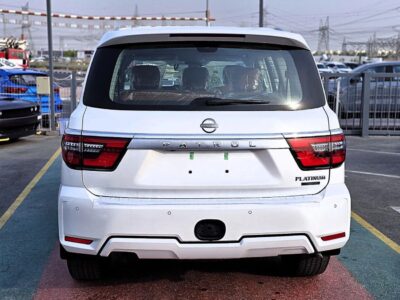 Nissan Patrol Nissan Patrol Platinum V8 5.7l Petrol 2024 White Tan