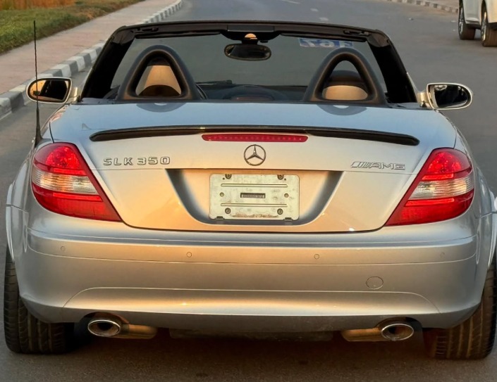 2005 MERCEDES BENZ SLK 350 V6 AUCTION GRADE 4/B Silver Black