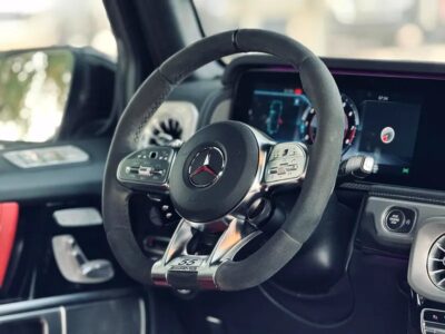 2023 Mercedes-Benz G-Class G 63 AMG 8 Cylinder Neat & Clean Car White Red