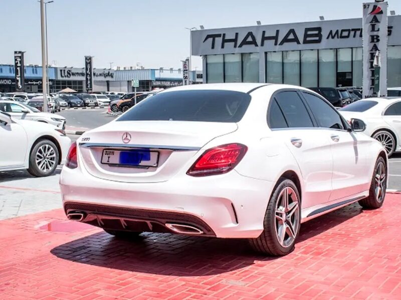 2020 Mercedes-Benz C-Class C200 Very Good Condition White Black