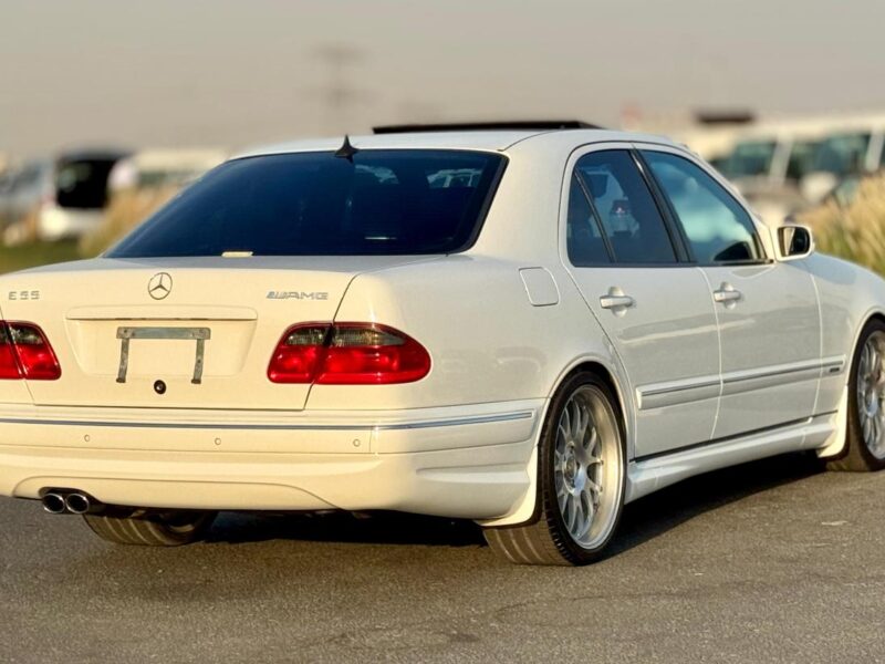 2000 Mercedes-Benz E 55 AMG 5.4 liters V8 Engine White Black