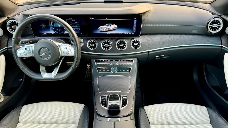 2019 Mercedes-Benz E-Class E450 4Matic E450 Coupe Grey White