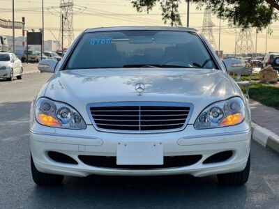 2004 Mercedes-Benz S 350 3.7 Liters V6 Engine White Black