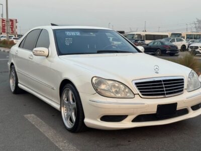 2003 MERCEDES BENZ S 600 L V12 AUCTION GRADE 4/B Black White