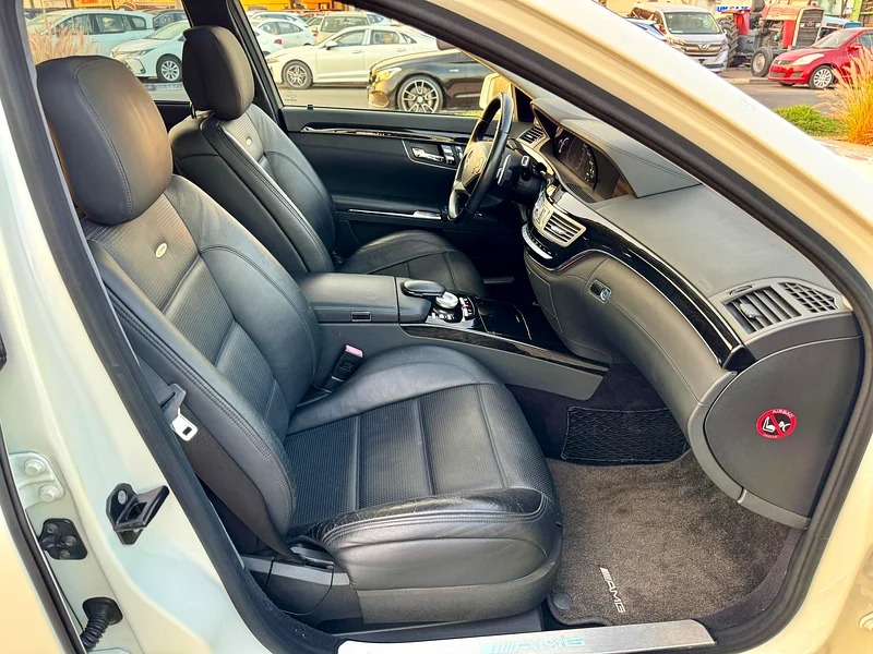 2010 Mercedes-Benz S-Class S 63 AMG White Black in Perfect Condition