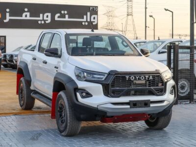 2025 Toyota Hilux GR Sport 4.0L Toyota Hilux GR GCC Specs White Black