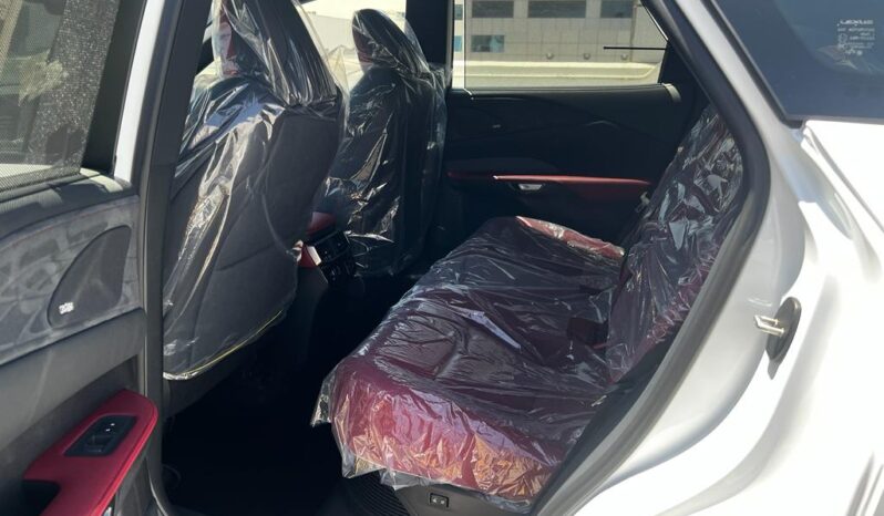 2024 Lexus RX 500h 2.4L inline 4-cylinder Hybrid Engine White Red