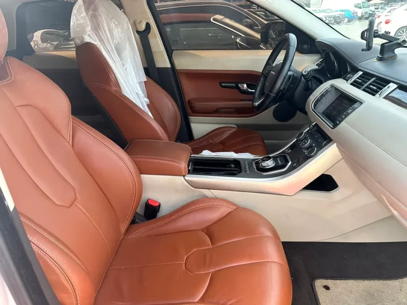 2013 Land Rover Range Rover Evoque HSE 4 Cylinder Engine White Tan