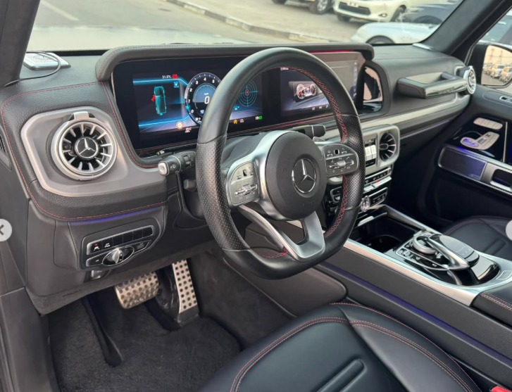 2020 Black MERCEDES BENZ G 550 AMG V8 AUCTION GRADE 4.5/A