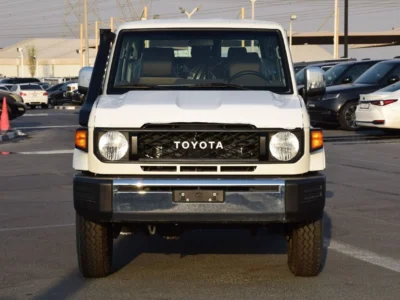 2025 Toyota Land Cruiser LC 78 HARDTOP White Brown Manual