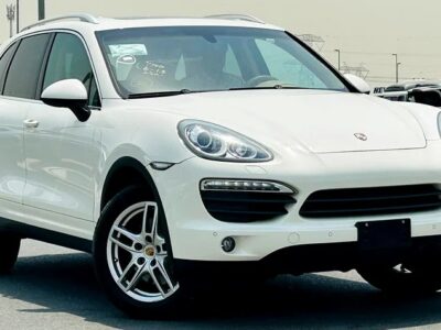 2011 Porsche Cayenne S 8 Cylinder Engine CLEAN TITLE White Beige