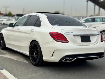 MERCEDES-BENZ C 63 WHITE-RED 2016 Petrol A/T