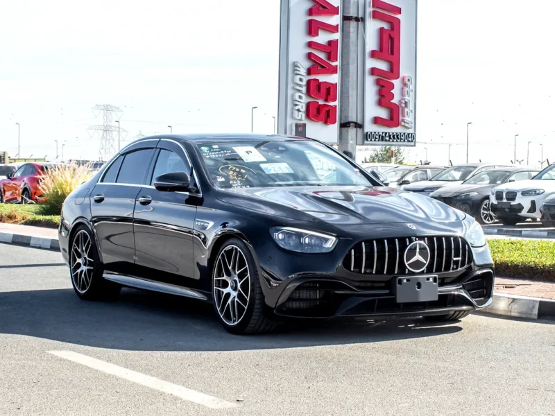 2021 Mercedes-Benz E-Class AMG E 63 S 8 Cylinder Auction Grade 4.5 Black