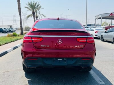 2017 MERCEDES-BENZ GLE 43 3.0L V6 Biturbo Red Black CHASSIS GUARANTEE