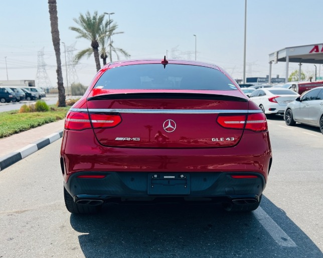 2017 MERCEDES-BENZ GLE 43 3.0L V6 Biturbo Red Black CHASSIS GUARANTEE