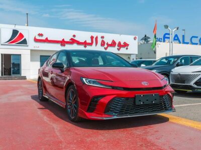 2024 Toyota Camry S Plus Hybrid 2.0 4 Cylinder Engine FWD Red