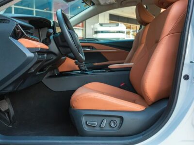 2024 Toyota Camry GLX Hybrid Sedan White Tan