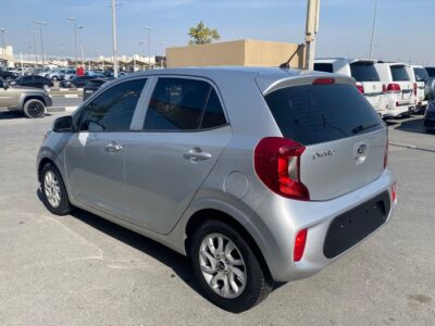 2018 Kia Picanto Top 1.2L Petrol GCC Specs Silver Grey Sedan