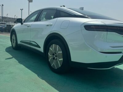 2023 Toyota Crown 2.4-litre turbocharged Hybrid inline-4 engine White Beige