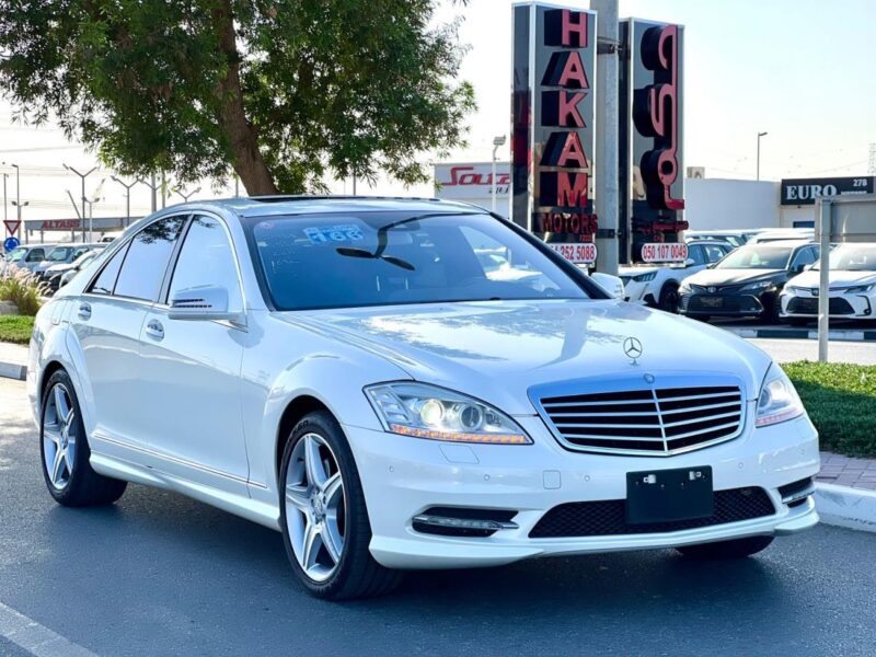 2011 Mercedes-Benz S 550 5.5L V8 Engine Automatic White Black