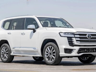 2026 Toyota Land Cruiser VXR 6 Cylinder Engine White Red