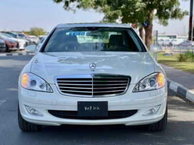 2008 Mercedes-Benz S 350 3.5 liters V6 Engine White Black