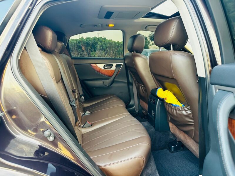 2018 Infiniti QX70 3.7L V6 Engine SUV Black Brown