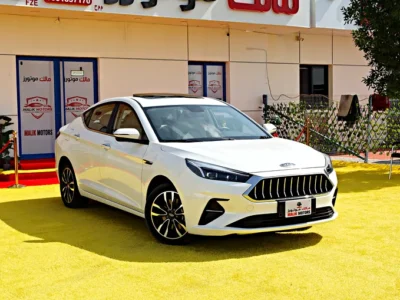 2022 JAC J7 Luxury 4 Cylinders Engine GCC Specs White Sedan