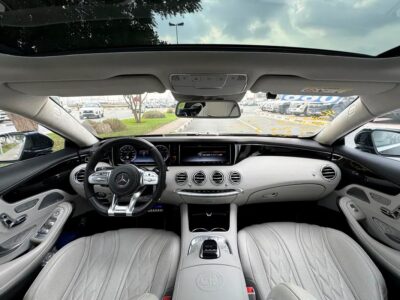 2015 Mercedes-Benz S-Class S 63 AMG Coupe 8 Cylinder Engine Blue Beige