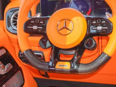 2024 Mercedes-AMG G 63 BRABUS 800 8 Cylinders Engine Blue Orange
