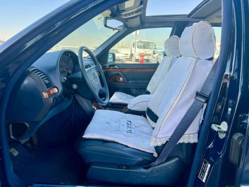 1992 Mercedes-Benz 500 SEL 5.0 liters 8 Cylinders Engine Blue Black