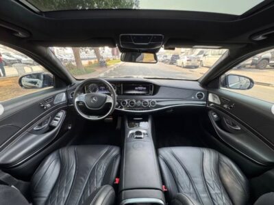 2015 MERCEDES BENZ S 63 AMG V8 AUCTION GRADE 4/B Black