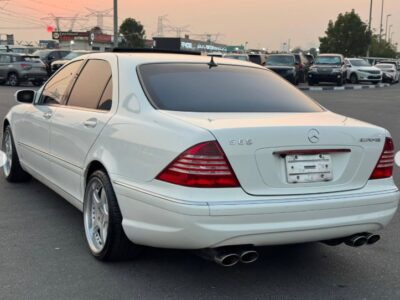 2003 MERCEDES BENZ S 600 L V12 AUCTION GRADE 4/B Black White
