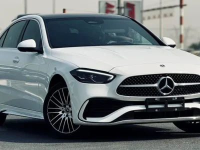 2024 Mercedes-Benz C-Class C260 L CLEAN TITLE and Neat Car White Black