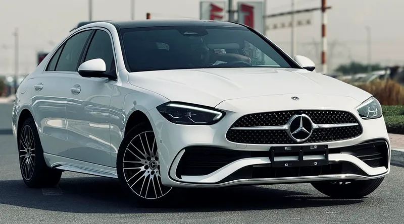 2024 Mercedes-Benz C-Class C260 L CLEAN TITLE and Neat Car White Black