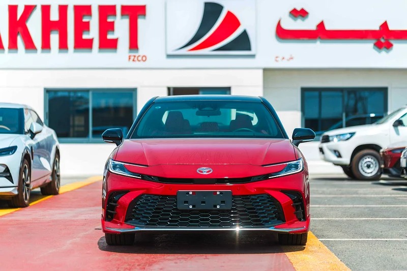 2024 Toyota Camry S Plus Hybrid 2.0 4 Cylinder Engine FWD Red